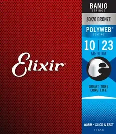 Комплект струн для банджо Elixir 11650 POLYWEB