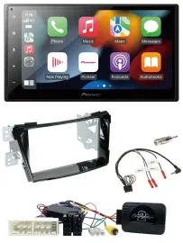 Pioneer DAB Bluetooth 2DIN USB Lenkrad Autoradio für Hyundai i40 ab 16 VF Klavie