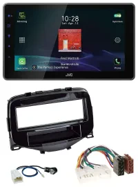 Автомагнитола для Toyota Aygo (2014–2021) JVC DAB, MP3, Bluetooth, USB