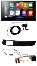 Pioneer MP3 USB Bluetooth DAB 2DIN Autoradio für Alfa Giulietta schwarz glänzend