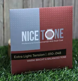 Nice Tone Model NTA010 Phosphor Bronze Acoustic Guitar Strings .010-.048