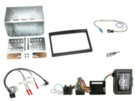 Radioset Lenkradadapter Doppel DIN Autoradio für Citroen Berlingo 08-18 PDC hint