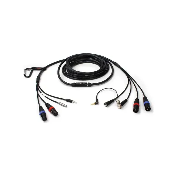 Remote Audio 20' 2x XLR3 to 2x XLR3 ENG Breakway Cable with Timecode