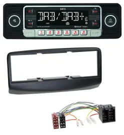 Dietz USB DAB MP3 Bluetooth Autoradio für Fiat Multipla 186 Facelift 2006-2010