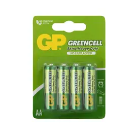 Элемент питания GP GP15G-2CR4 Greencell AA (4 штуки)