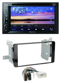 Pioneer Bluetooth 2DIN USB DVD DAB MP3 Autoradio für Fiat Fullback Mitsubishi L2