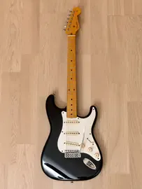 Электрогитара Fender '57 Stratocaster ST57-55 SSS Black w/case Japan 1985