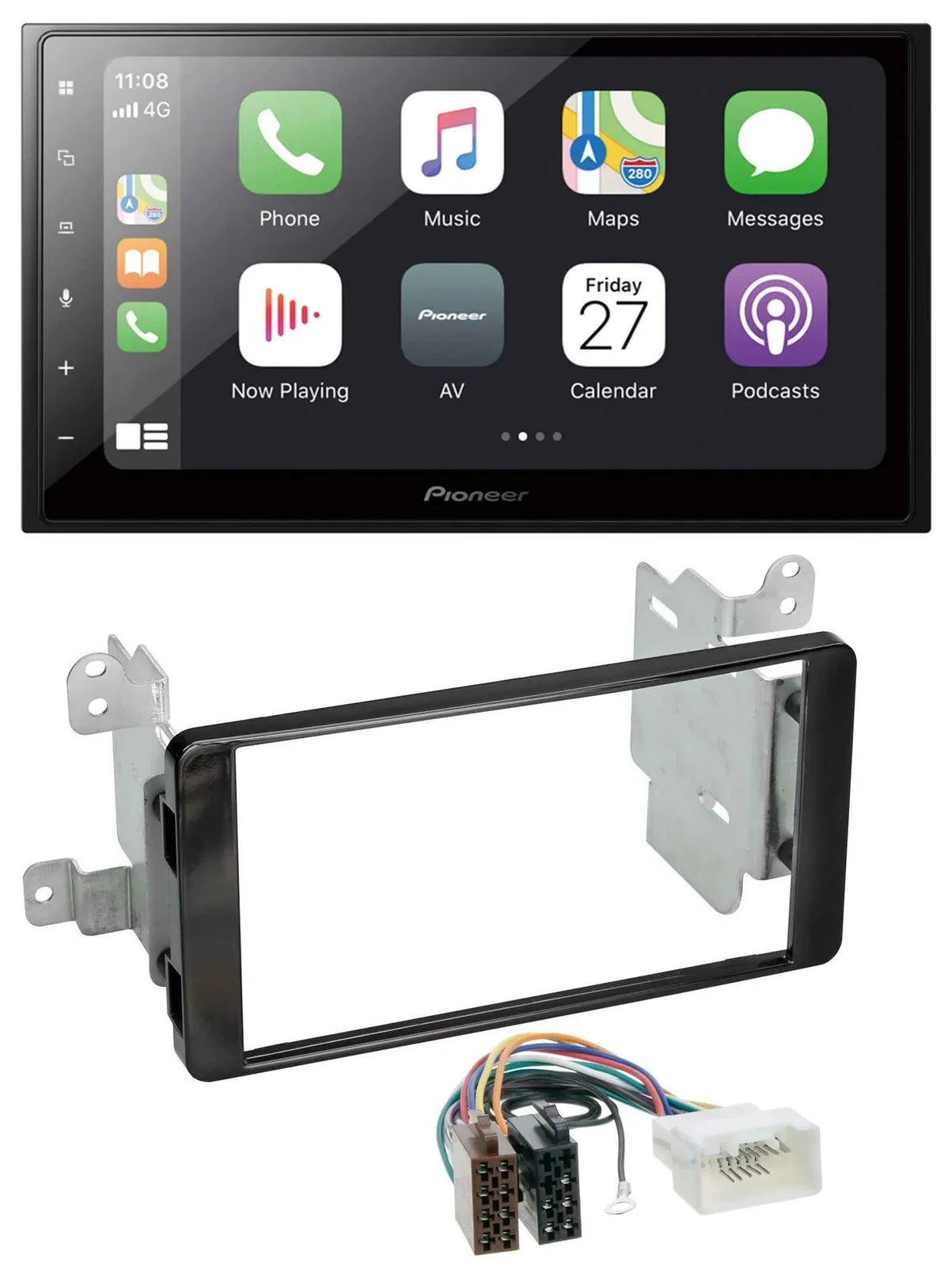 Автомагнитола для Mitsubishi Outlander (с 2012) Pioneer 2-DIN, Bluetooth, DAB, USB, MP3