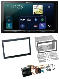 Pioneer MP3 Bluetooth USB 2DIN DAB Autoradio für Peugeot 207 307 Expert Partner
