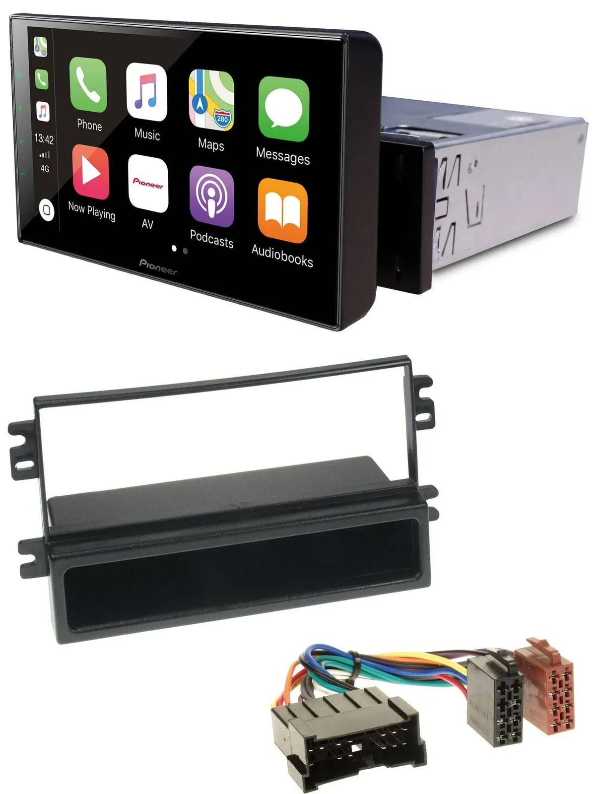 Pioneer Bluetooth MP3 DAB USB Autoradio für Kia Carens II (2004-2006)