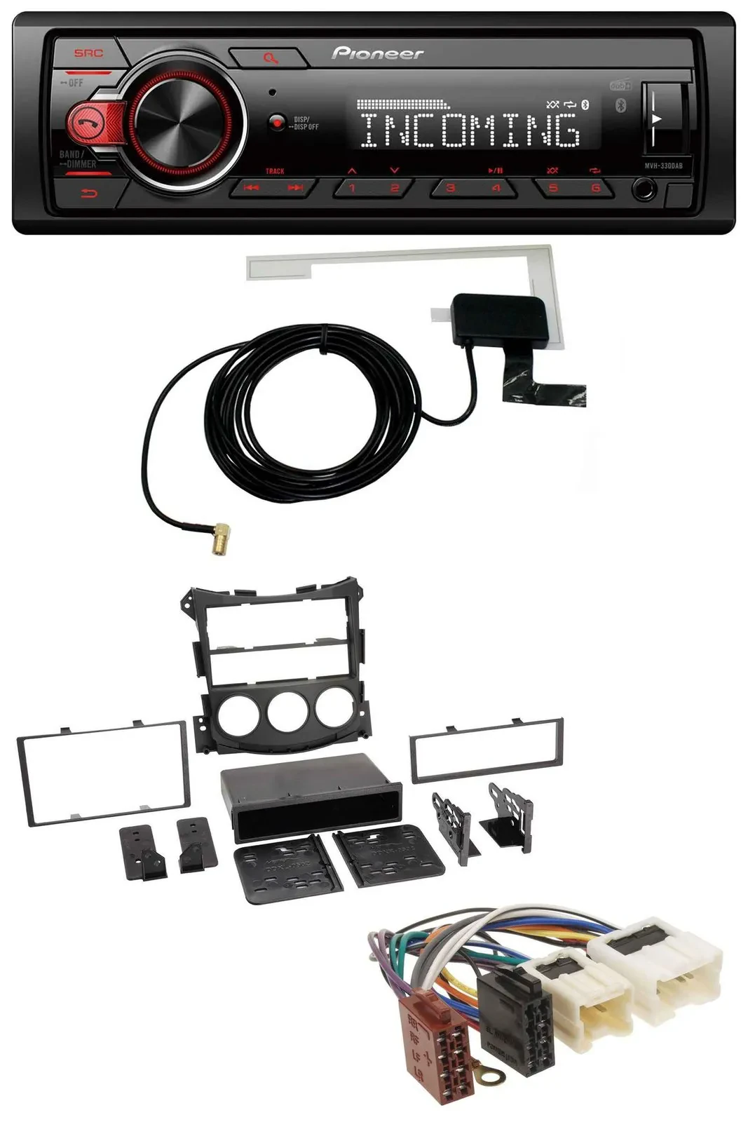 Автомагнитола для Nissan 370Z (с 2009) Pioneer USB, MP3, DAB, Bluetooth