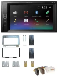 Pioneer DAB MP3 2DIN Bluetooth USB Autoradio für Kia Carnival II VQ 06-11