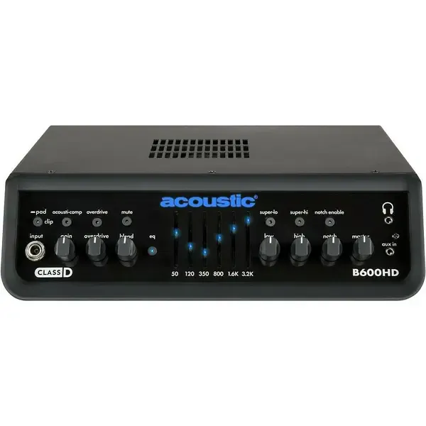 Усилитель для бас-гитары Acoustic B600HD Class D Bass Amp Head 600W