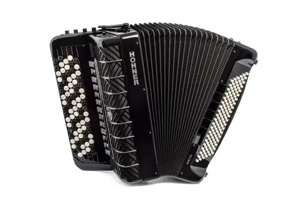 Баян HOHNER MATTIA IV 120 BK gun black (B-Stepped)