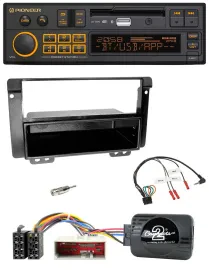 Pioneer DAB Lenkrad USB Bluetooth Autoradio für Landrover Freelander 2004-2006