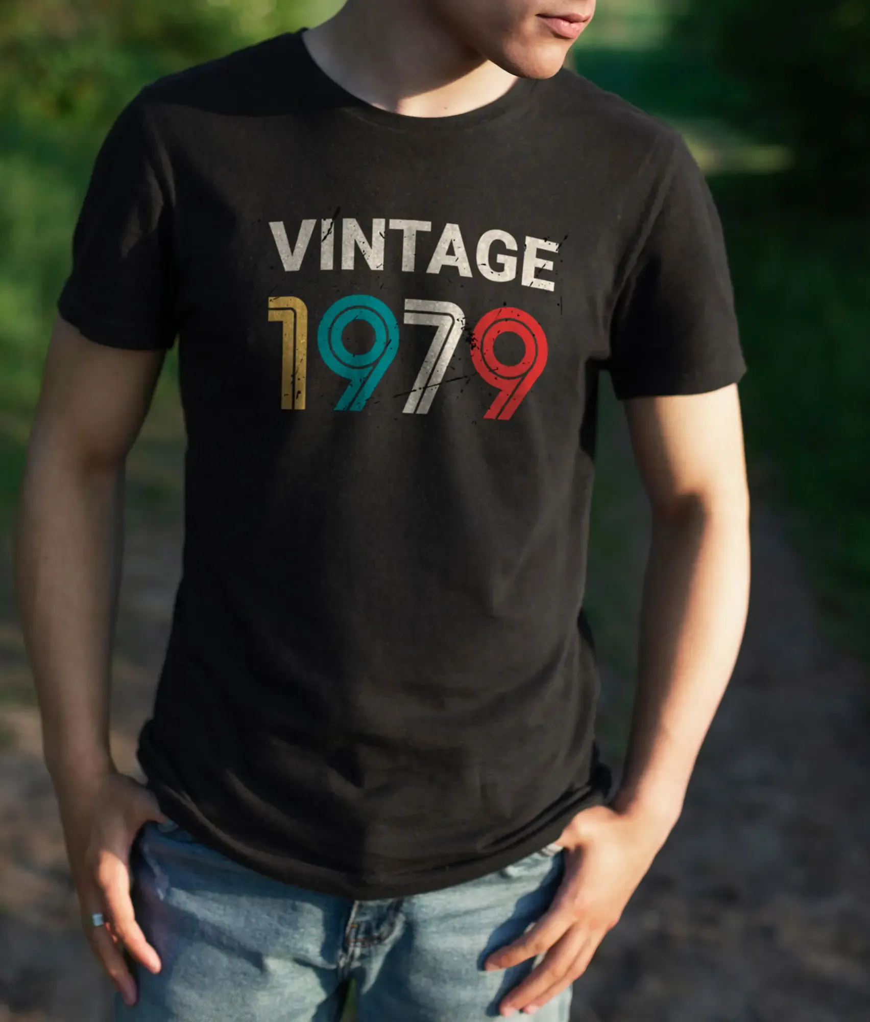 Футболка Popmerch MWXXL109 "Vintage 1979" белая, мужская, размер XXL