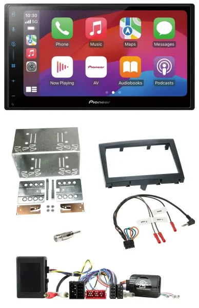 Pioneer DAB USB Lenkrad Bluetooth 2DIN Autoradio für Porsche Boxster 911 Cayman