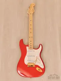 Электрогитара Fender Custom Shop 1956 Stratocaster NOS Partscaster SSS Fiesta Red w/case USA 2005