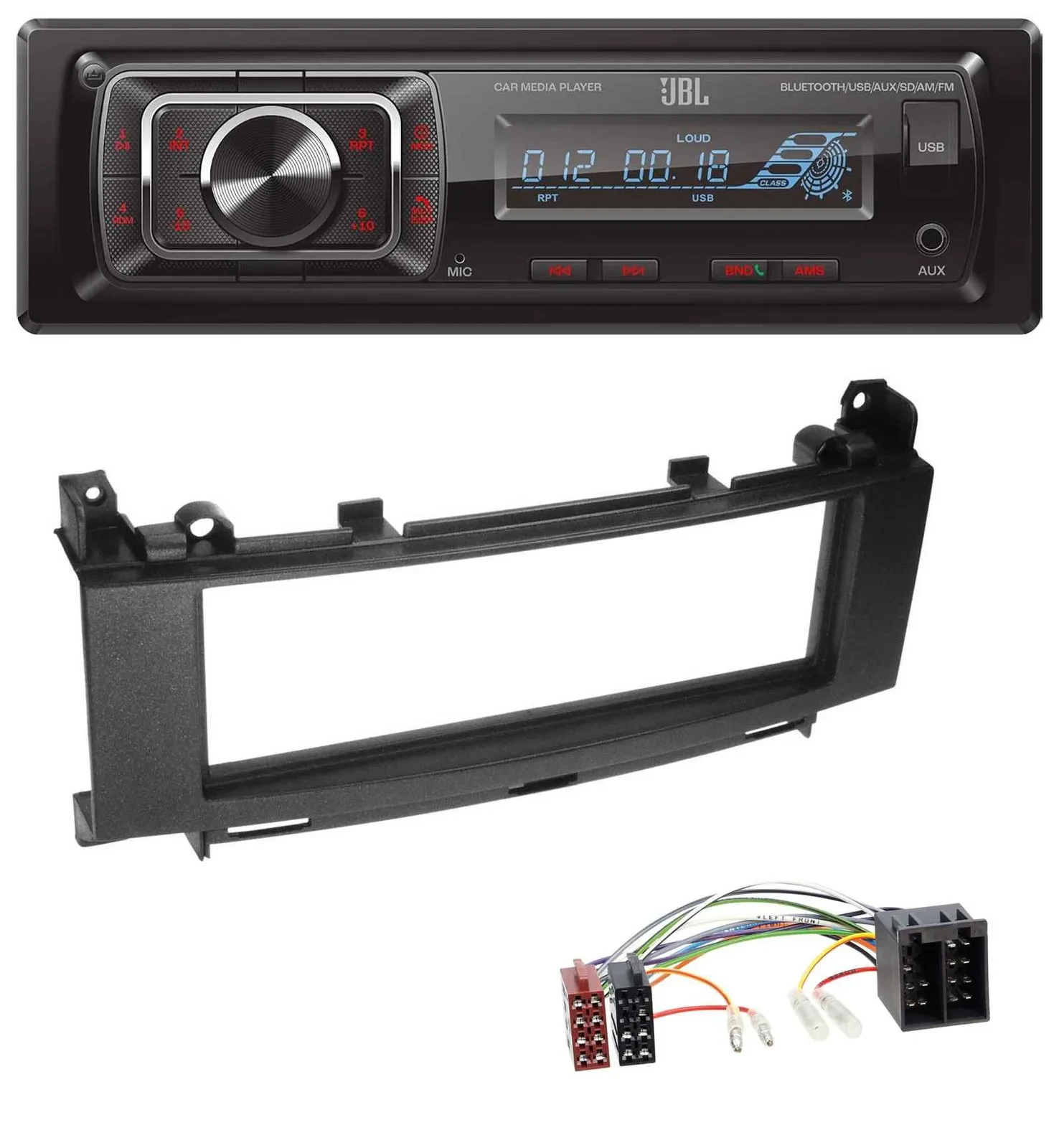 JBL SD AUX MP3 USB Bluetooth Autoradio für Mercedes B-Klasse W245 A-Klasse W176