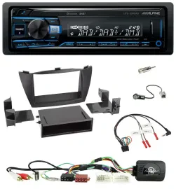 Alpine USB Bluetooth DAB Lenkrad Autoradio für Hyundai Tucson 2010-2015