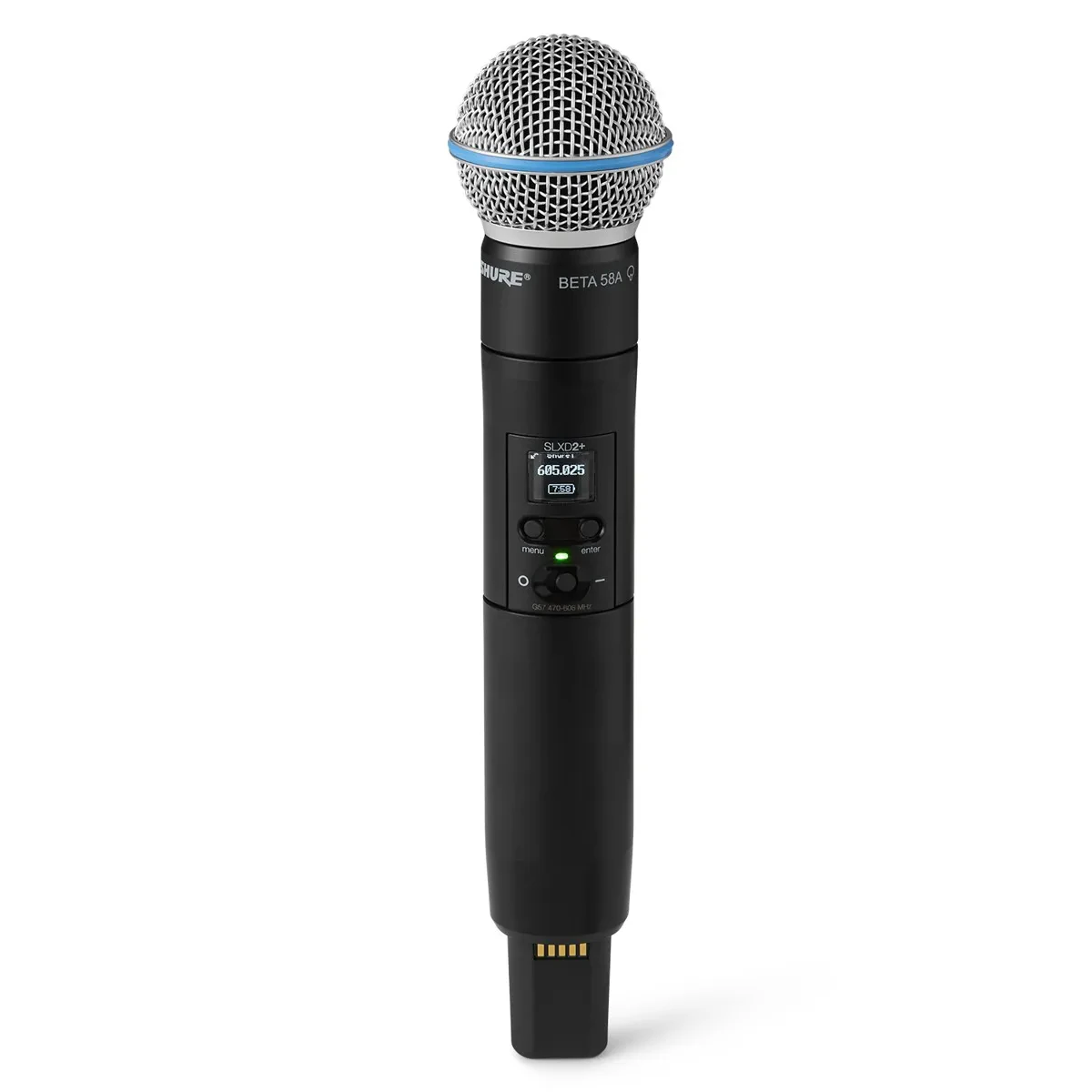 Радиомикрофон Shure SLXD2+/B58 цифровой, ручной, с капсюлем Beta 58A