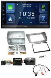 JVC DAB Bluetooth Lenkrad USB 2DIN Autoradio für Seat Altea Altea XL Toledo anth