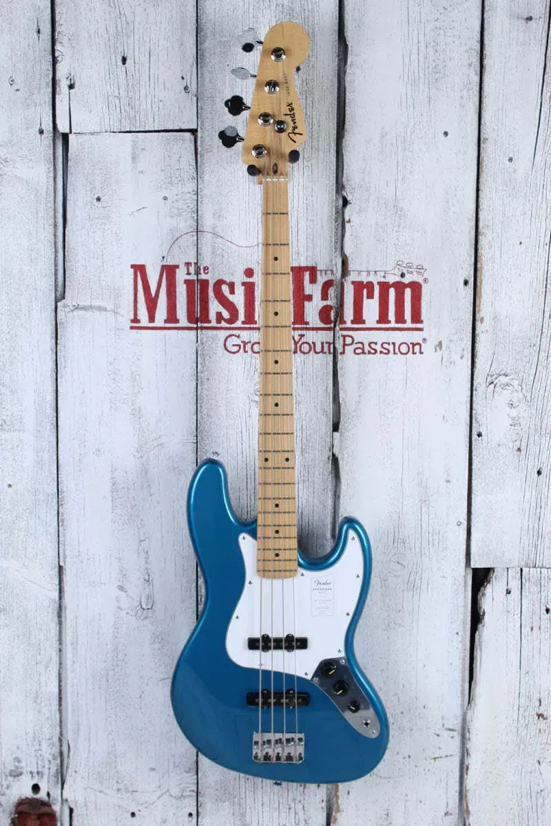 Бас-гитара Fender Standard Jazz Bass Aqua Marine Metallic