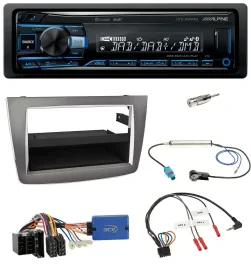 Alpine USB Bluetooth DAB Lenkrad Autoradio für Alfa Romeo Mito 955 13-18 ISO sil