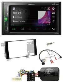 Pioneer 2DIN Lenkrad DAB USB Bluetooth Autoradio für Subaru ForesterSJ Impreza X