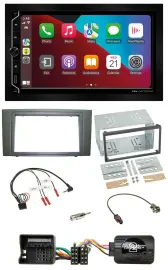 ESX 2DIN DAB USB Lenkrad Bluetooth Autoradio für Ford Mondeo 2003-2007 schwarz