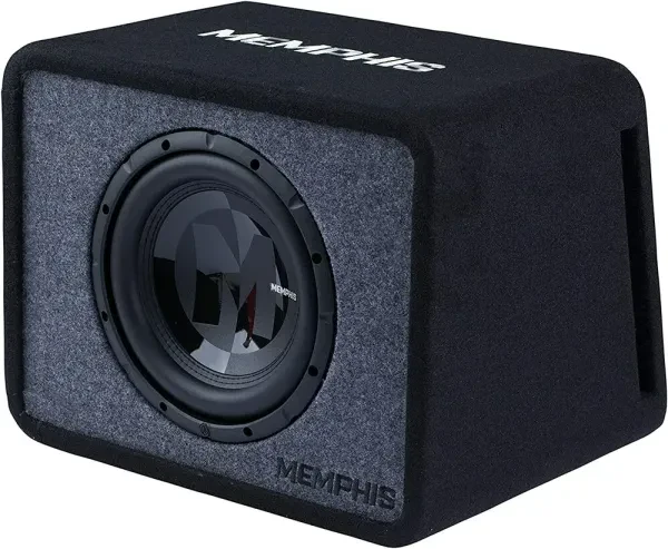 Memphis MBE10S2 500W RMS 10″ Single 2 Ohm Loaded Subwoofer Enclosure