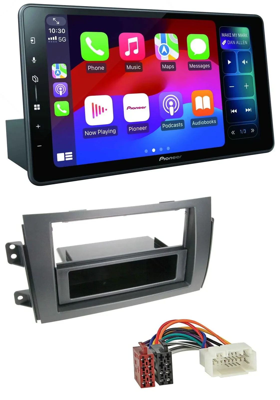Pioneer Bluetooth DAB MP3 USB Autoradio für Fiat Sedici, Suzuki SX 4