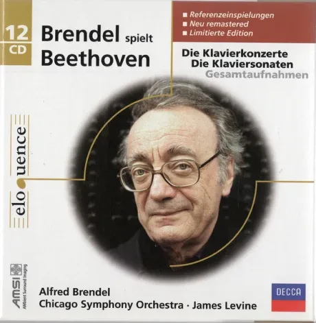 CHICAGO SYMPHONY ORCHESTRA / JAMES LEVINE - Brendel, Beethoven: Die Klavierkonzerte, Die Klaviersonaten Gesamtaufnahmen (12CD)