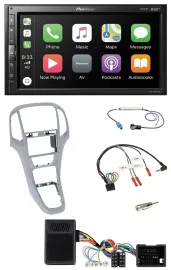 Автомагнитола Pioneer 2 DIN, DAB, Bluetooth, USB для Opel Astra J (с 2009)