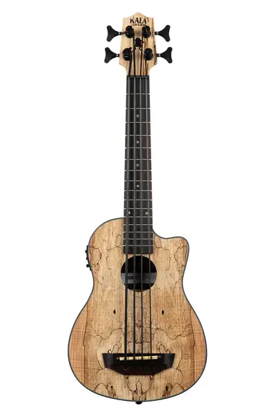 Укулеле Kala Spalted Maple Acoustic-Electric U-Bass Natural