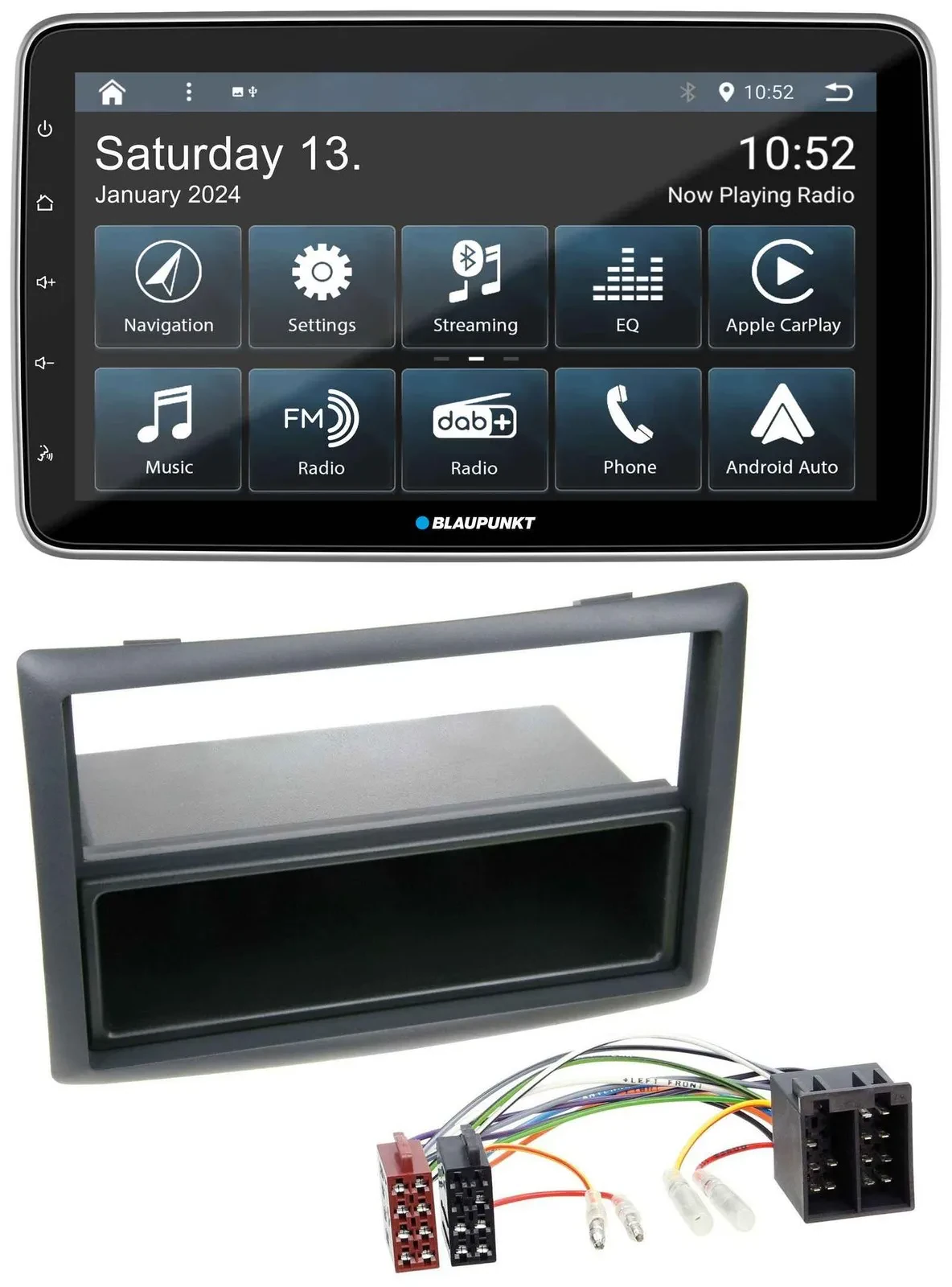 Blaupunkt USB DAB SD MP3 Bluetooth Autoradio für Renault Megane Scenic ab 07 sch
