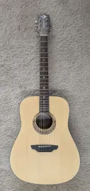 Luna Guitars Muse Series Folk Cutaway Nylon-String Acoustic-Electric Guitar