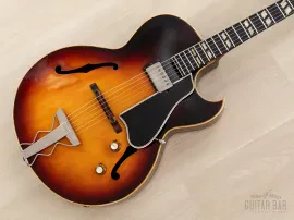 1960 Gibson ES-175 Vintage Hollowbody Guitar Sunburst w/ High Wind PAF, Case