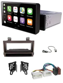 Автомагнитола Pioneer для Hyundai Sonata (с 2009) Bluetooth MP3 DAB USB тёмно-коричневый металлик