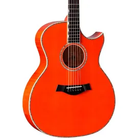 Taylor Doyle Dykes Grand Auditorium AcousticElectric Guitar  Trans Orange