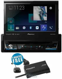 Pioneer AVH-3400NE Single DIN Bluetooth 7" DVD/CD Car Receiver w/ SiriusXM Tuner