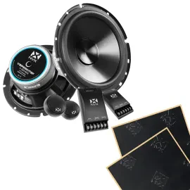 NVX VSP65KIT2F 250W V-Series 2-Way Component Speakers w/ Sound Damping