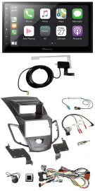 Pioneer USB Lenkrad 2DIN Bluetooth DAB Autoradio für Ford Fiesta Display 2008-10