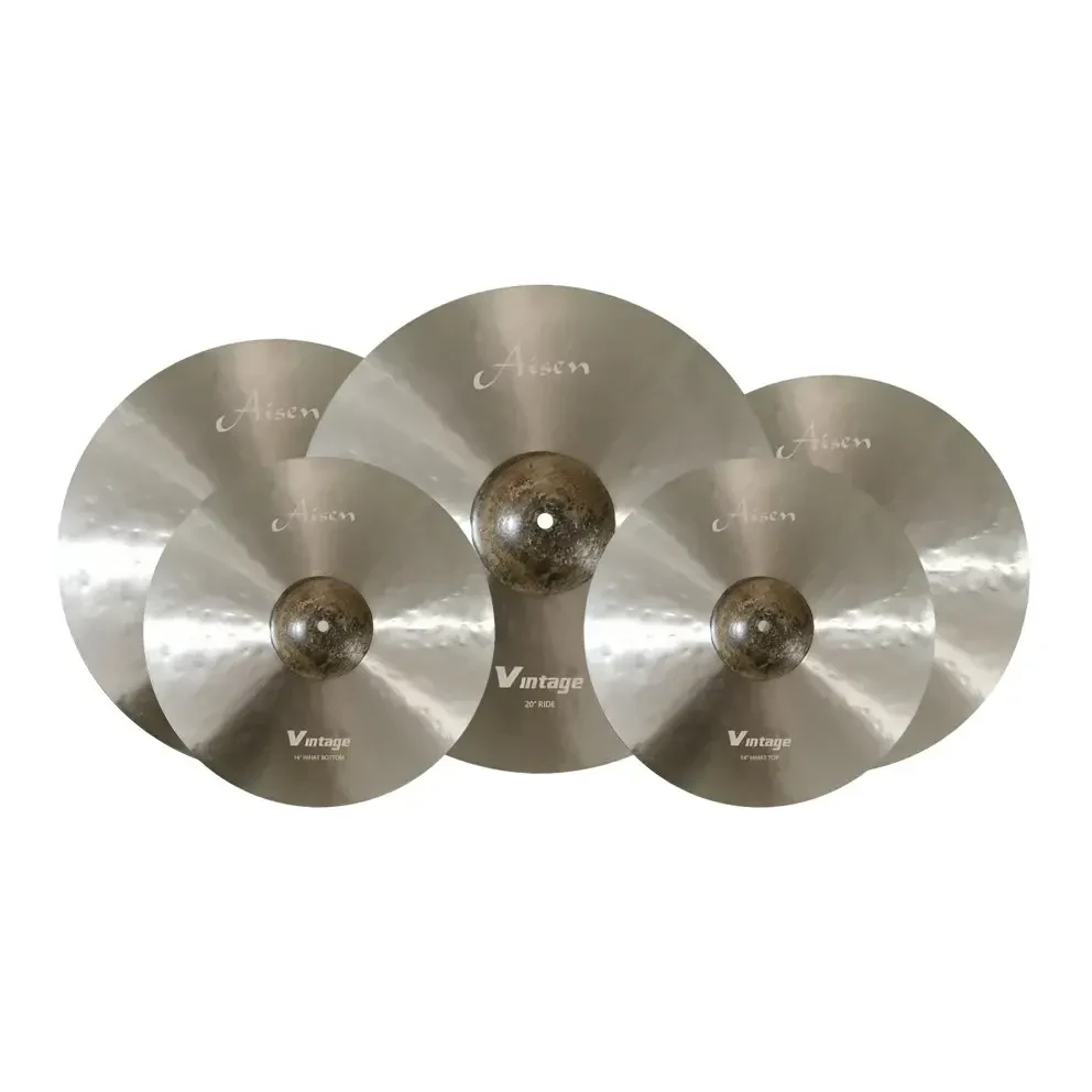 Набор тарелок для барабанов AISEN B20 Vintage Cymbal Pack с чехлом