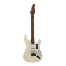 Электрогитара Saga SMF1314HWH Dazzles Stratocaster White с чехлом