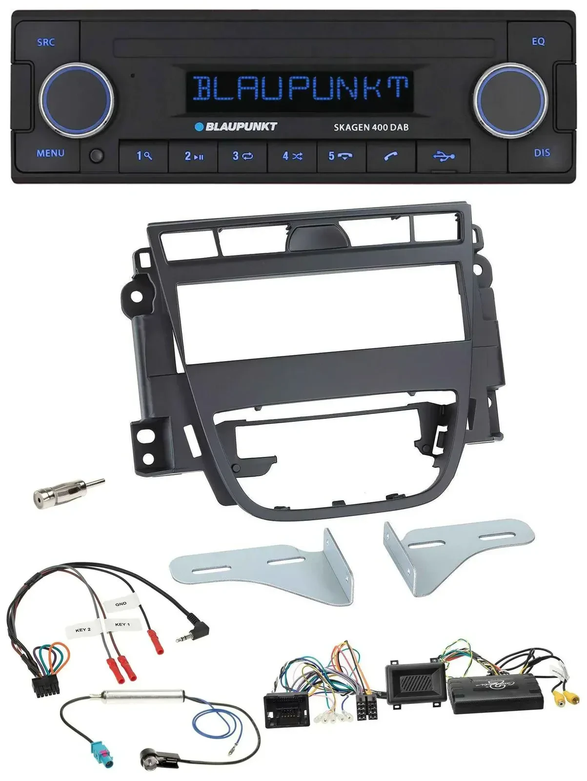 Blaupunkt DAB USB Bluetooth Lenkrad Autoradio für Opel Meriva B ab 2010