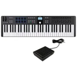 Arturia KeyLab Essential 61 mk3 Keyboard Controller With Sustain Block Black