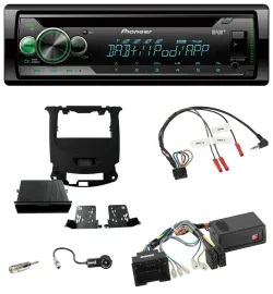 Автомагнитола Pioneer для Chevrolet Cruze (с 2016), CD, USB, MP3, DAB, совместима с управлением на руле, черный глянец