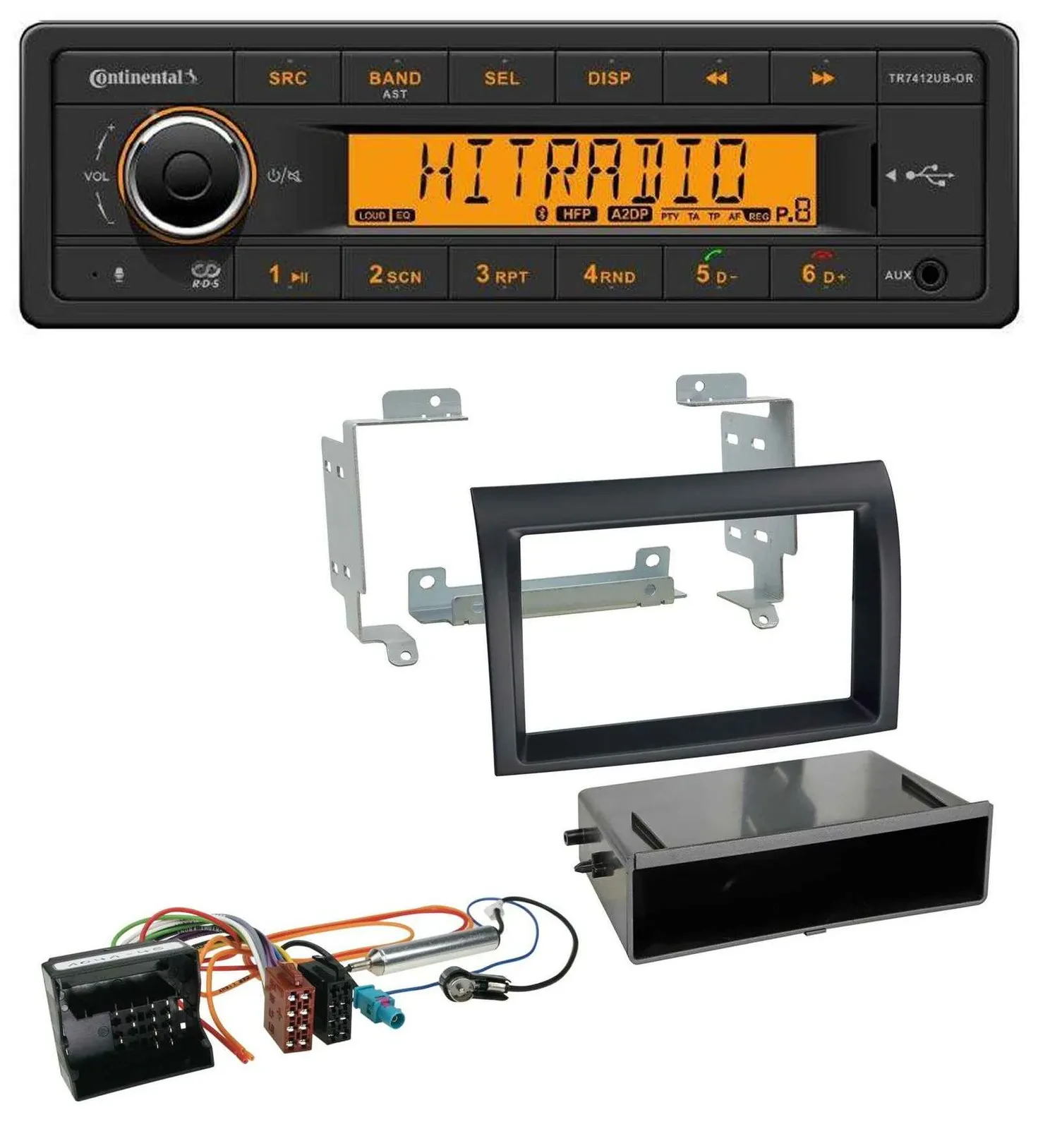 Continental MP3 Bluetooth AUX USB Autoradio für Citroen Jumper Quadlock 06-11 sc