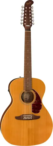 Электроакустическая гитара Fender Villager 12-String Acoustic-Electric Guitar, Aged Natural w/ DLX Gig Bag